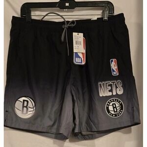 PRO STANDARD BROOKLYN NETS LOGO BLACK MENS SHORTS  Xl ‎ NWT